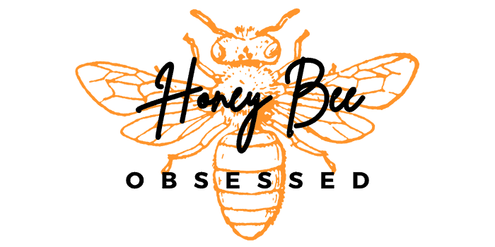 The honey bee obsessed logo